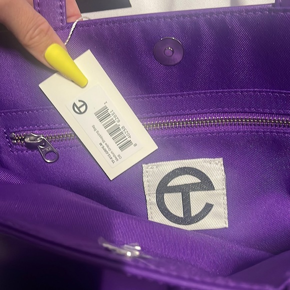 💜 Telfar Shopping Bag medium in Grape💜 100% Authentic Telfar💜 - Picture 12 of 13